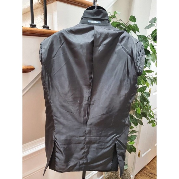 Donatelli Men's Solid Black Single Breasted Blazer Size 46 - Picture 7 of 11